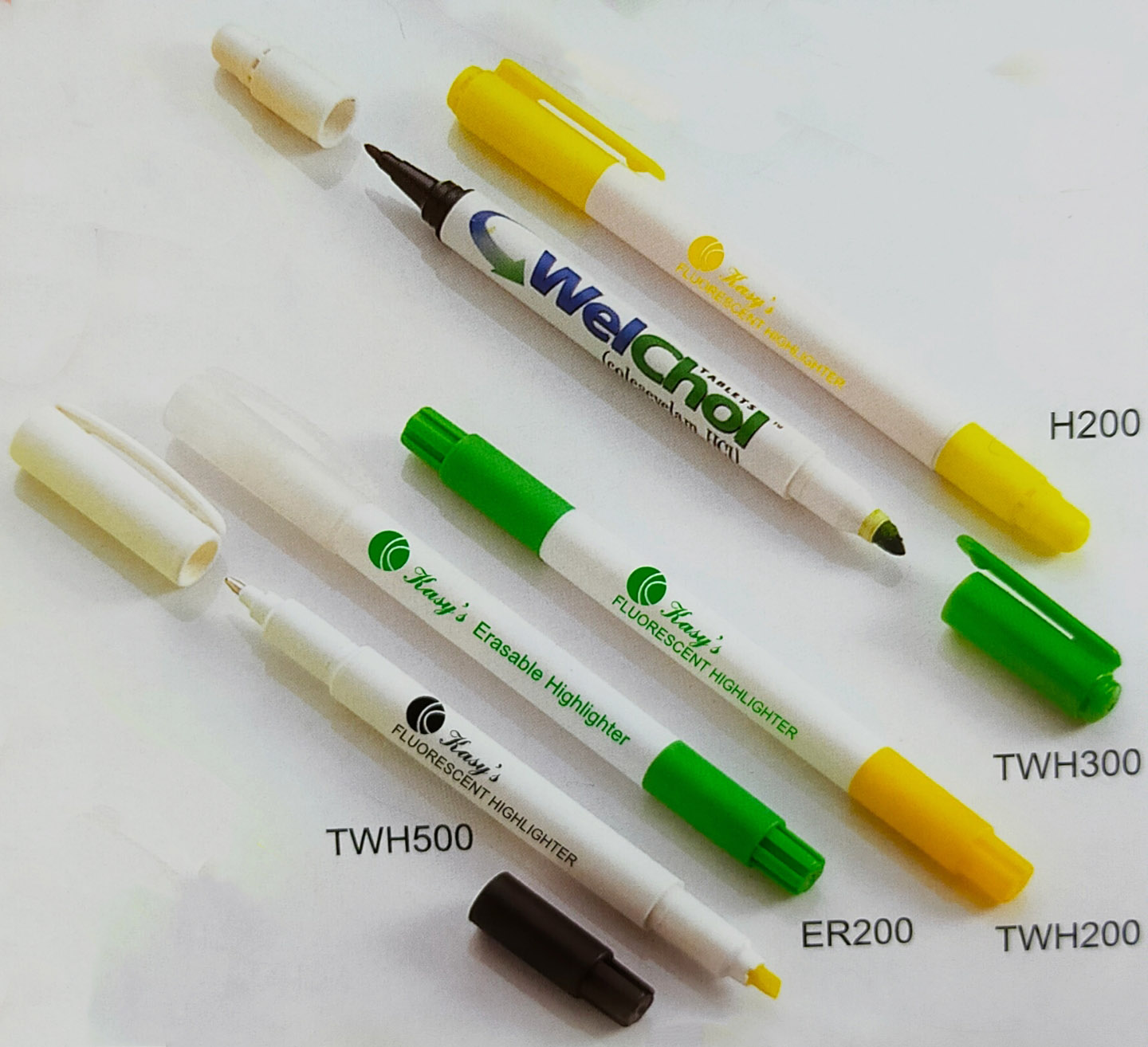 Fluorescent Highlighter ( Erasable ) TWH series